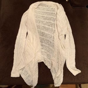 Cream cardigan